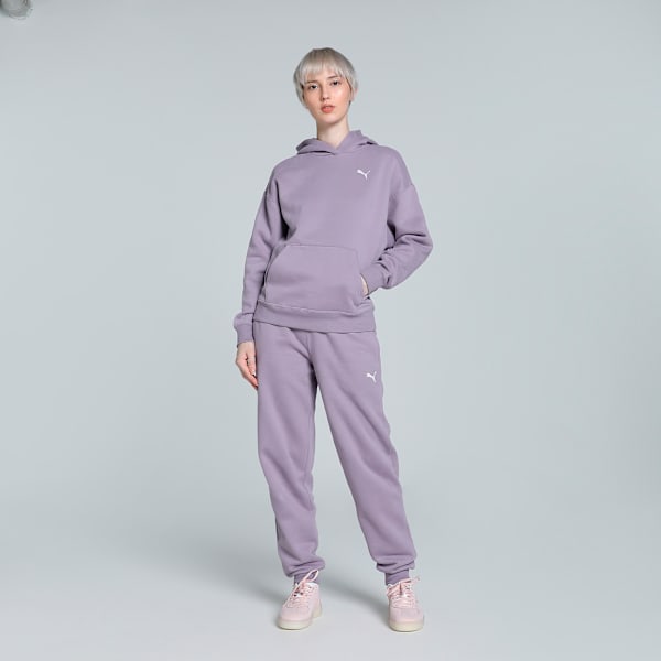 Loungewear Women's Tracksuit, Pale Plum, extralarge-IND