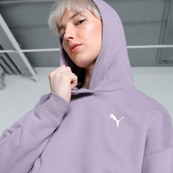 Loungewear Women's Tracksuit, Pale Plum, extralarge-IND