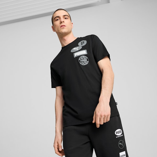Playera GRAPHICS Icon para hombre, PUMA Black, extralarge