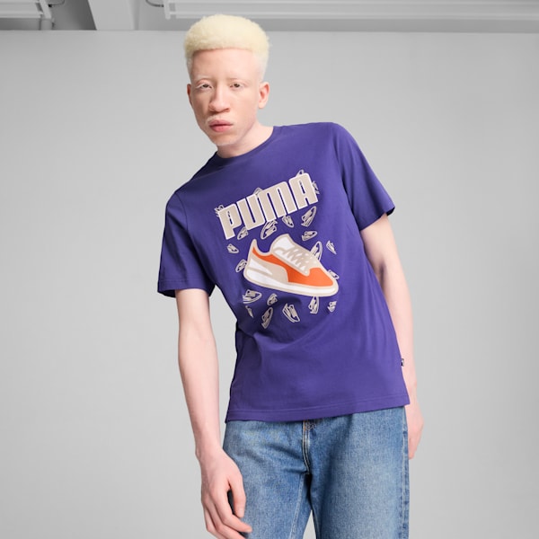 T-shirt GRAPHICS Sneaker Homme, Lapis Lazuli, extralarge