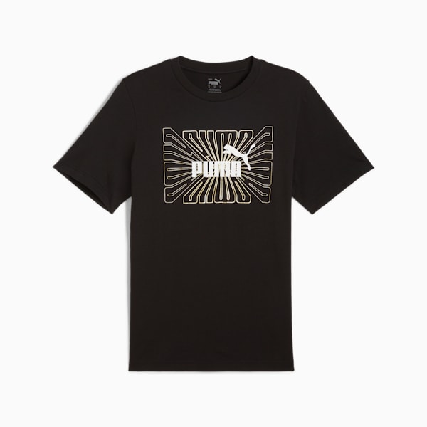 Playera para hombre GRAPHICS Foil, PUMA Black, extralarge