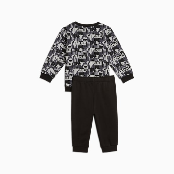Conjunto de sudadera y pants para infantes MINICATS, PUMA Black, extralarge