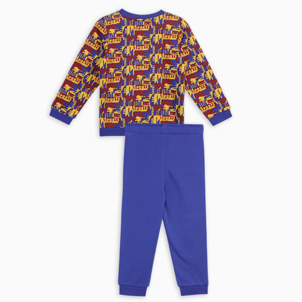 MINICATS Toddlers' Crew-Neck Top & Joggers Set, Lapis Lazuli, extralarge-IND
