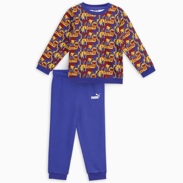 MINICATS Toddlers' Crew-Neck Top & Joggers Set, Lapis Lazuli, extralarge-IND