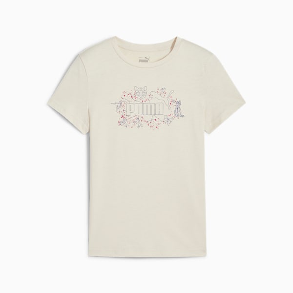 Playera juvenil ESS+ STARRY SAFARI, Alpine Snow, extralarge