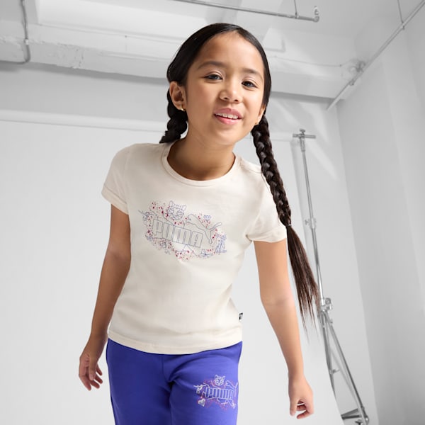 Playera juvenil ESS+ STARRY SAFARI, Alpine Snow, extralarge