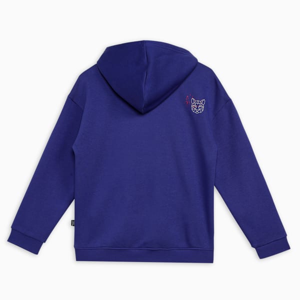 STARRY SAFARI Youth Relaxed Fit Hoodie, Lapis Lazuli, extralarge-IND