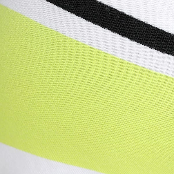 Men's Striped Slim Fit Tee, Lime Sheen, extralarge-IND