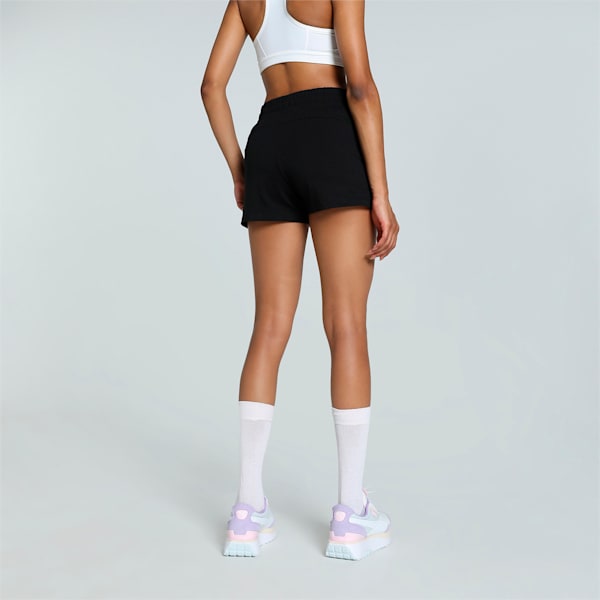 Women's Basic Shorts, PUMA Black, extralarge-IND