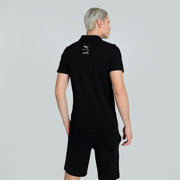 PUMA x one8 Men's Graphic Slim Fit Polo, PUMA Black, extralarge-IND