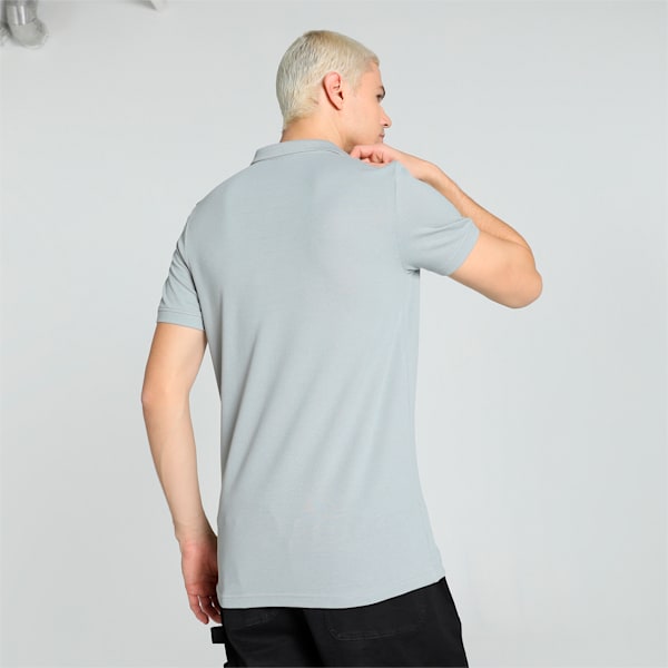 Men's Slim Fit Polo, Cool Mid Gray, extralarge-IND