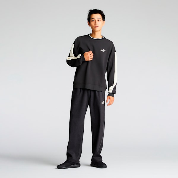 メンズ CORE HERITAGE MX クルースウェット, PUMA Black, extralarge-JPN