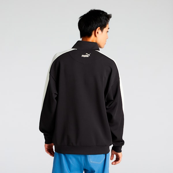 メンズ CORE HERITAGE MX トラック ハーフジップ スウェットジャケット, PUMA Black, extralarge-JPN