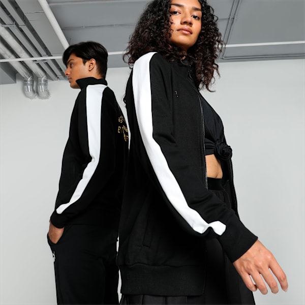 T7 Track Jacket, PUMA Black, extralarge-IND