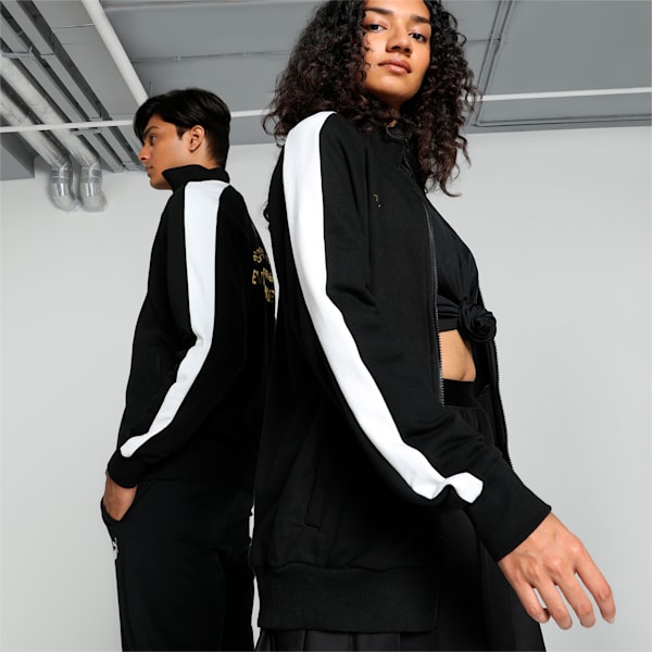 Puma black track jacket store