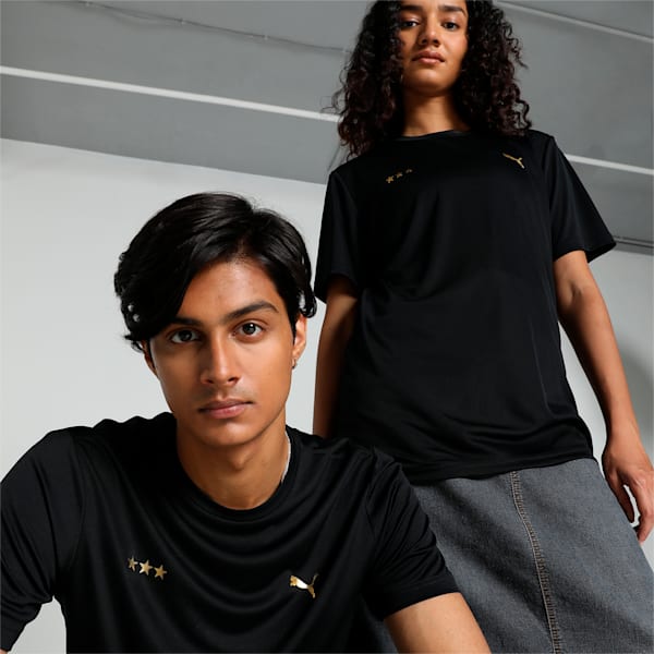 Unisex Crew-Neck T-shirt, PUMA Black, extralarge-IND