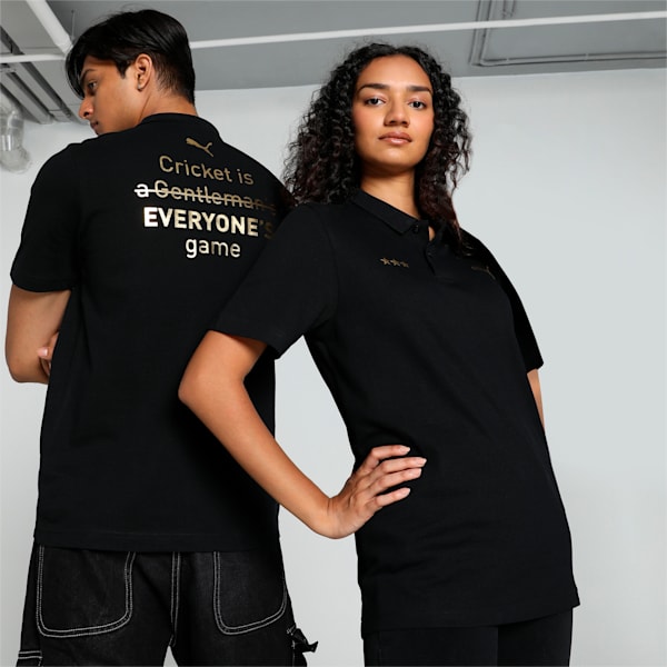 Unisex Polo T-shirt, PUMA Black, extralarge-IND