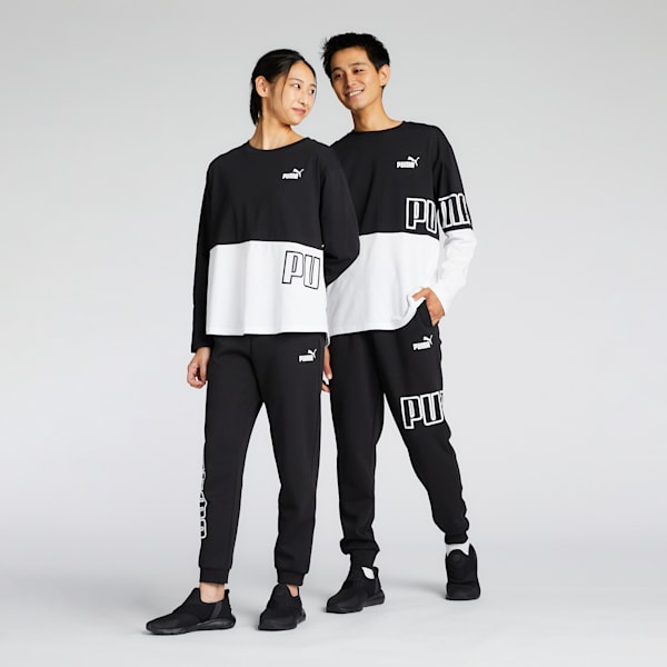 メンズ プーマ パワー MX クルースウェット, PUMA Black, extralarge-JPN