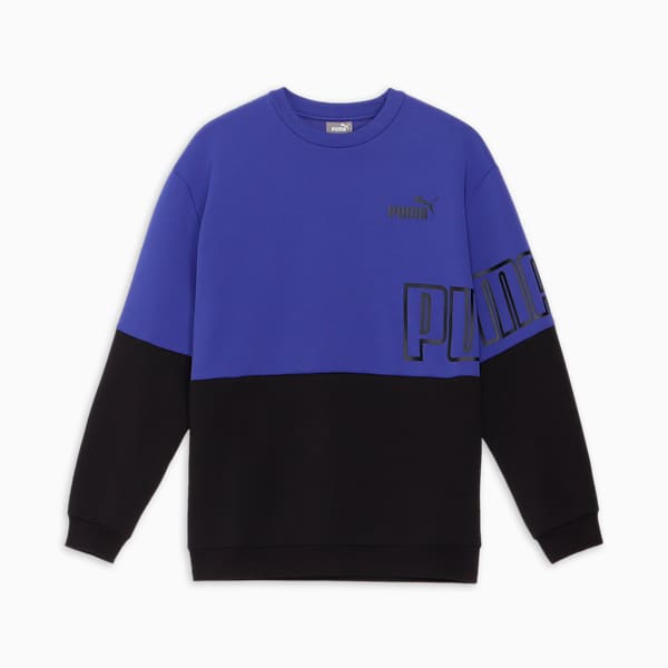 メンズ プーマ パワー MX クルースウェット, Lapis Lazuli, extralarge-JPN