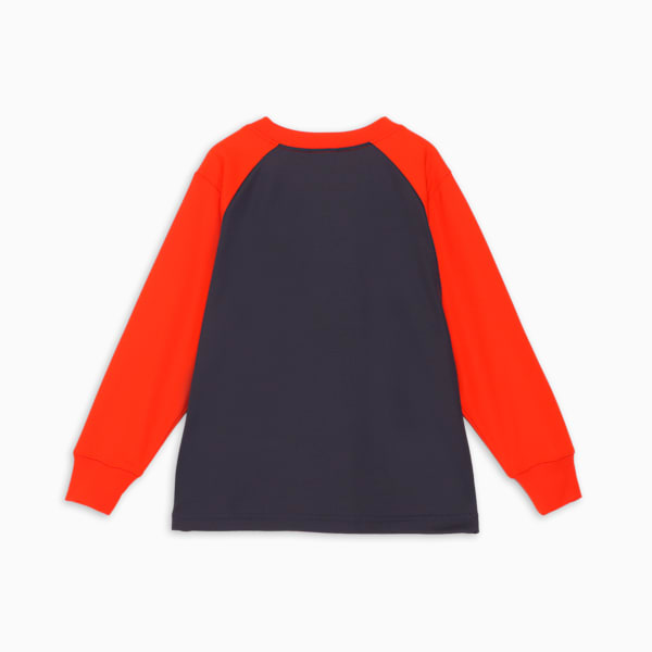 キッズ ボーイズ アクティブスポーツ ポリ 長袖 Tシャツ 110-160cm, Galactic Gray, extralarge-JPN