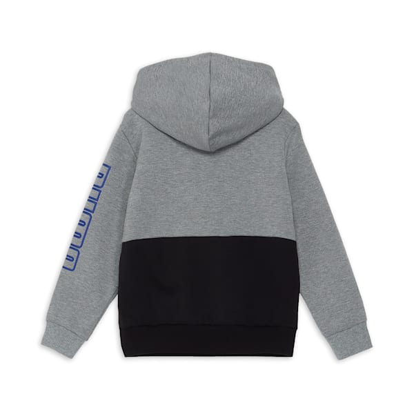 キッズ ボーイズ プーマ パワー MX フーディー 110-160cm, Medium Gray Heather, extralarge-JPN