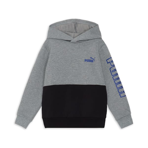 キッズ ボーイズ プーマ パワー MX フーディー 110-160cm, Medium Gray Heather, extralarge-JPN