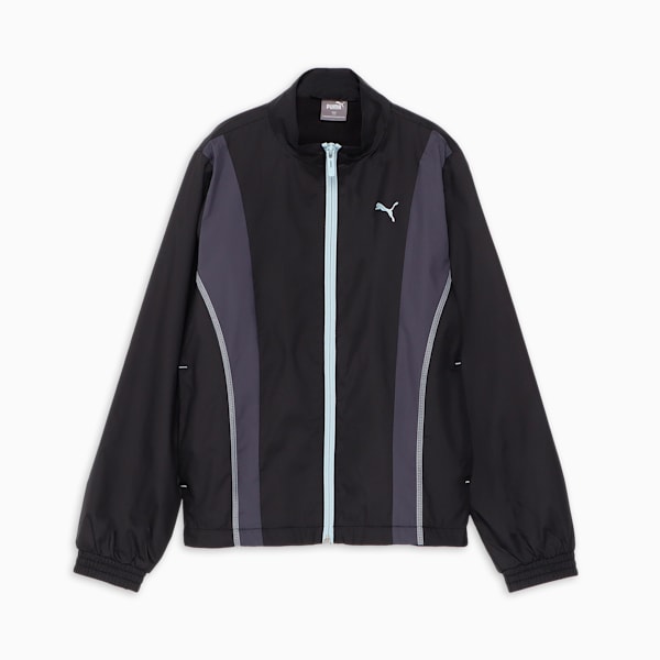 キッズ ガールズ TF ウーブン ジャケット 120-160cm, PUMA Black, extralarge-JPN