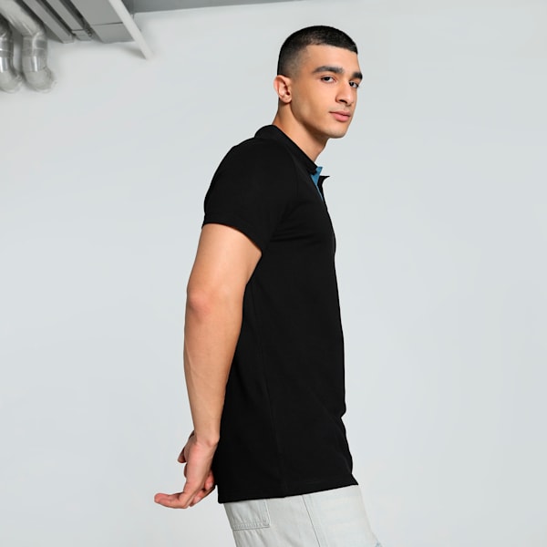 PUMA x one8 Men's Slim Fit Core Polo, PUMA Black, extralarge-IND