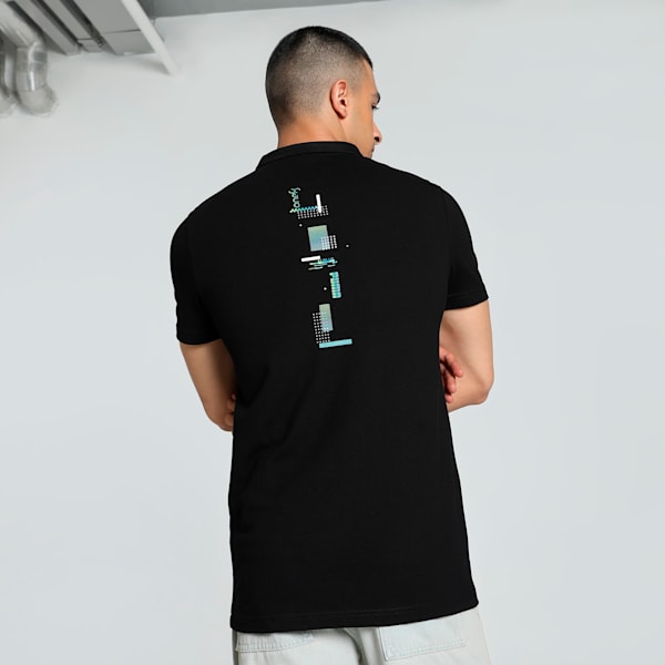 PUMA x one8 Men's Slim Fit Core Polo, PUMA Black, extralarge-IND