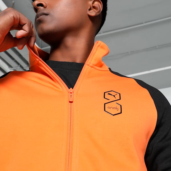 PUMA x one8 Full Zip Men's Slim Fit Sweat Jacket, Maple Syrup, extralarge-IND