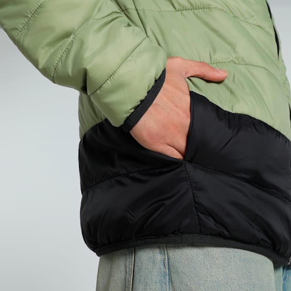 PUMA x one8 Men's Slim Fit Padded Down Jacket, PUMA Black, extralarge-IND