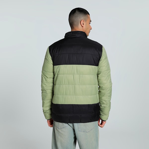PUMA x one8 Men's Slim Fit Padded Down Jacket, PUMA Black, extralarge-IND