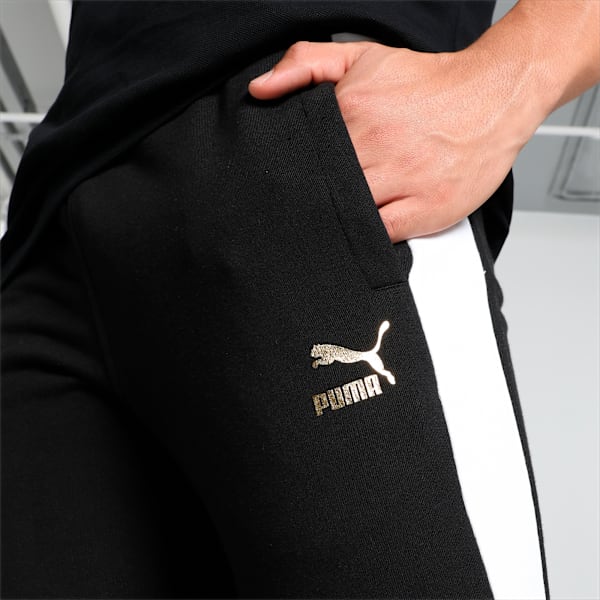 T7 Slim Fit Track Pants, PUMA Black, extralarge-IND