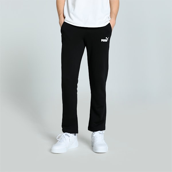 Men's Logo Pants, PUMA Black, extralarge-IND