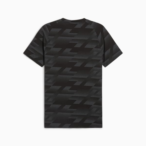 EVOSTRIPE Men's Printed Slim Fit T-shirt, PUMA Black, extralarge-IND