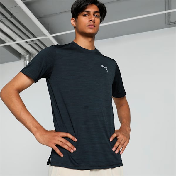 RUN FAVORITE HEATHER Men's Running T-shirt, PUMA Black Heather, extralarge-IND