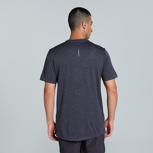 RUN FAVORITE HEATHER Men's Running T-shirt, Galactic Gray-Heather, extralarge-IND