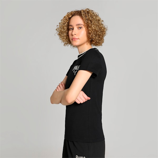 PUMA SQUAD Women's T-shirt, PUMA Black, extralarge-IND