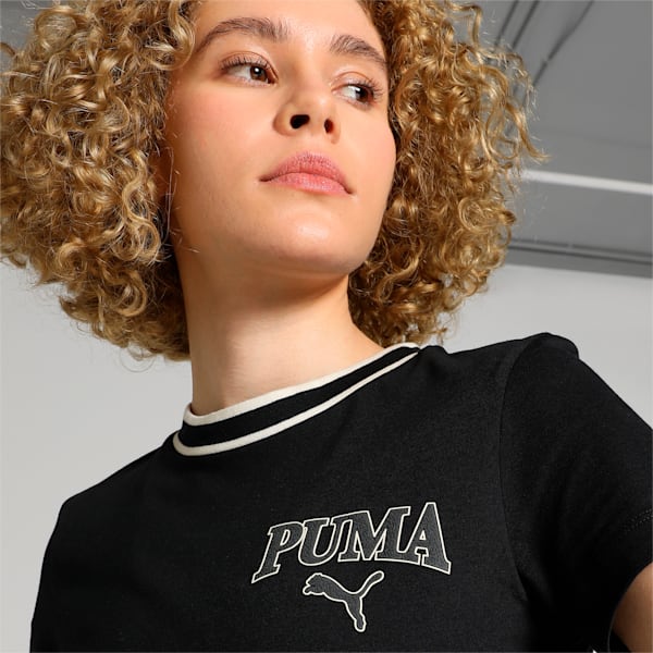 PUMA SQUAD Women's T-shirt, PUMA Black, extralarge-IND