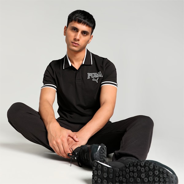 PUMA SQUAD Men's Polo, PUMA Black, extralarge-IND