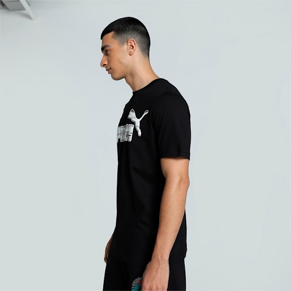 Men's GRAPHICS No. 1 Logo T-shirt, PUMA Black, extralarge-IND