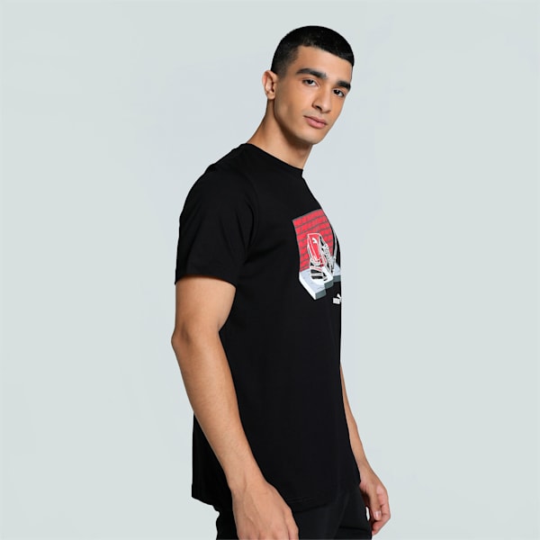 Men's GRAPHICS Sneaker Box T-shirt, PUMA Black, extralarge-IND