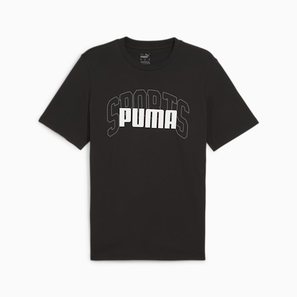 GRAPHICS Collegiate Men's T-shirt, PUMA Black, extralarge-IND