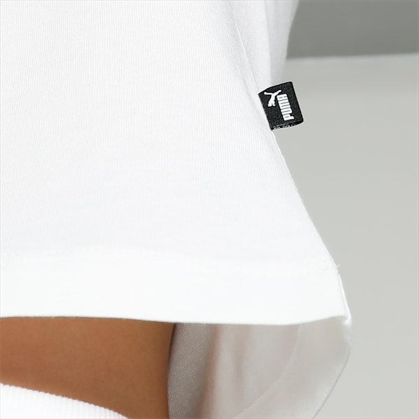 BLOSSOM Women's Relaxed Fit Graphic Tee, PUMA White, extralarge-IND