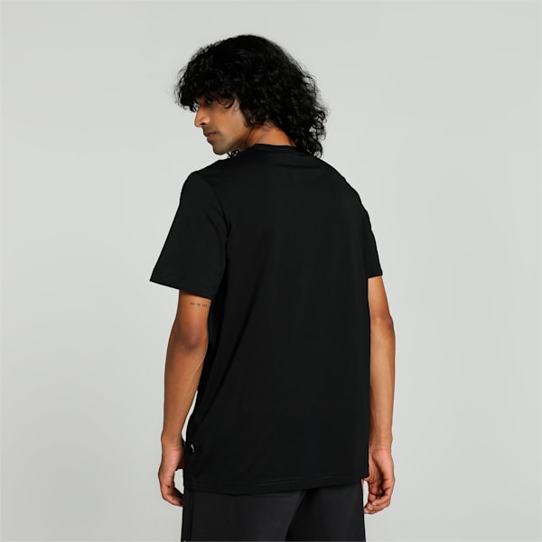Men's Logo T-shirt, Puma Black, extralarge-IND