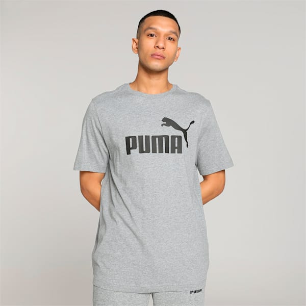 Men's Logo T-shirt, Medium Gray Heather, extralarge-IND
