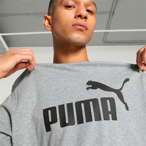 Men's Logo T-shirt, Medium Gray Heather, extralarge-IND