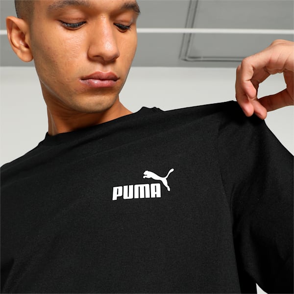 Men's Small Logo T-shirt, Puma Black, extralarge-IND