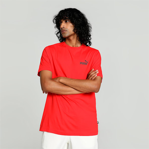 Men's Small Logo T-shirt, High Risk Red, extralarge-IND