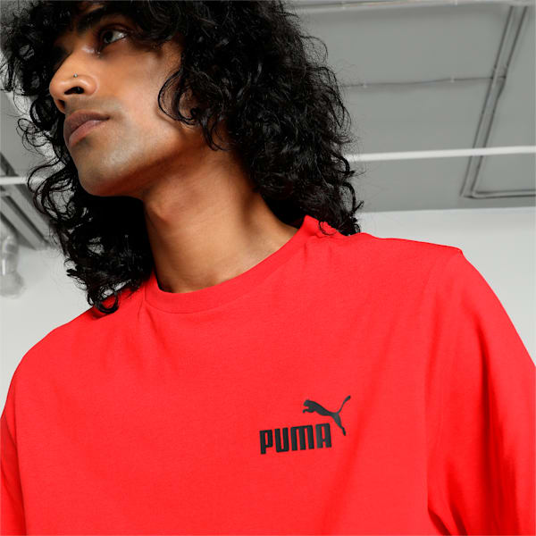 Men's Small Logo T-shirt, High Risk Red, extralarge-IND